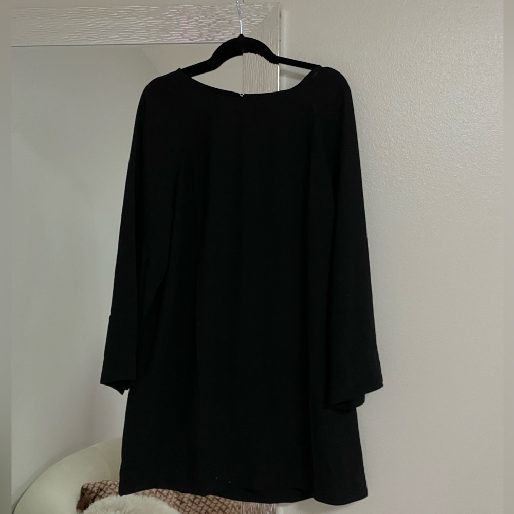Quarter sleeve shirt dress